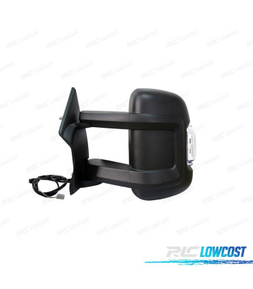 RÉTROVISEUR COMPLET GAUCHE PEUGEOT BOXER 06- ÉLECTRIQUE BLANC