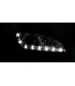 PHARES POUR OPEL TIGRA 95-03 DAYLIGHT LED FOND CHROMÉ