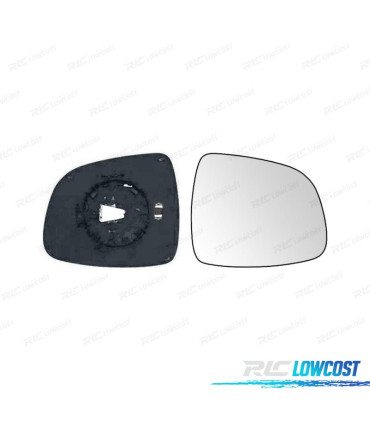GLACE RÉTROVISEUR BASE DROITE FIAT SEDICI 06-12 CONVEXE THERMIQUE