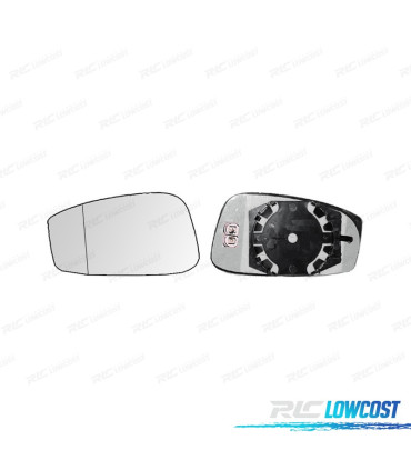 GLACE RÉTROVISEUR BASE GAUCHE LANCIA MUSA 04-08 ASPHÉRIQUE THERMIQUE