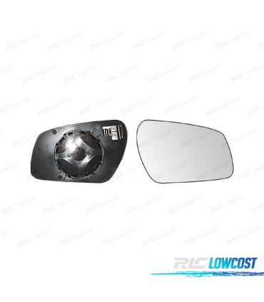 GLACE RÉTROVISEUR BASE DROITE FORD FIESTA 05-08 CONVEXE THERMIQUE
