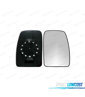 GLACE RÉTROVISEUR BASE DROITE OPEL MOVANO 03-10 CONVEXE