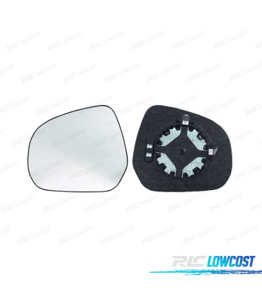 GLACE RÉTROVISEUR BASE GAUCHE SUZUKI SPLASH 08- CONVEXE THERMIQUE