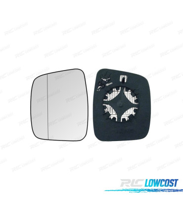 GLACE RÉTROVISEUR BASE GAUCHE PEUGEOT BIPPER 08- THERMIQUE