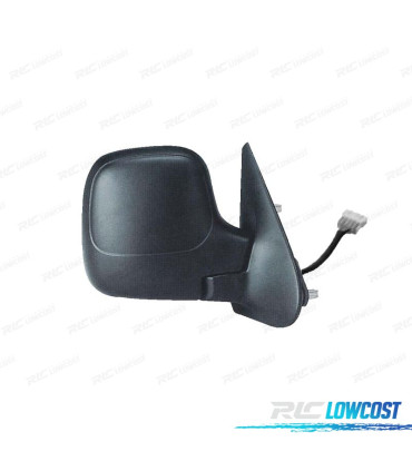 MIROIR COMPLET DROIT PEUGEOT PARTNER 96-08 5 BROCHES ÉLECTRIQUE