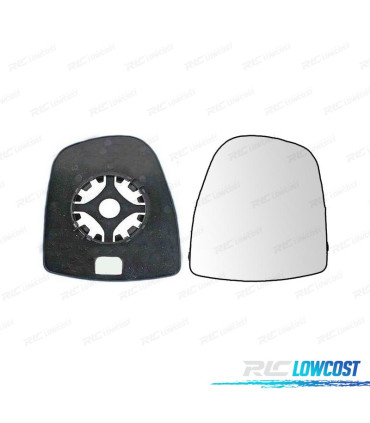 GLACE RÉTROVISEUR BASE DROITE NISSAN PRIMASTAR 01- SUPÉRIEUR