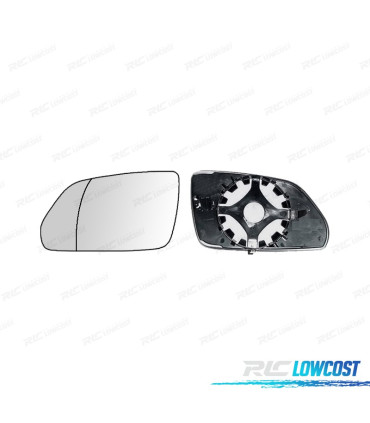GLACE RÉTROVISEUR BASE GAUCHE SKODA OCTAVIA 04-09