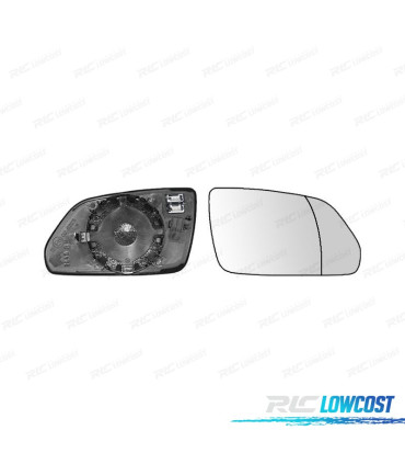 GLACE RÉTROVISEUR BASE DROITE SKODA OCTAVIA 04-09 THERMIQUE