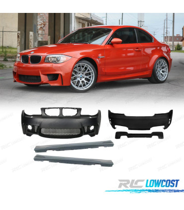 KIT CARROSSERIE BMW E82 E88 04-12 LOOK 1M PDC SRA
