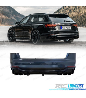 PARE-CHOCS ARRIÈRE AUDI A4 17-20 LOOK RS4 ABT