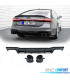 DIFFUSEUR AUDI A7 19-23 LOOK RS7 NOIR BRILLANT