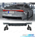 DIFUSEUR AUDI A7 18-23 LOOK RS7 NOIR BRILLANT