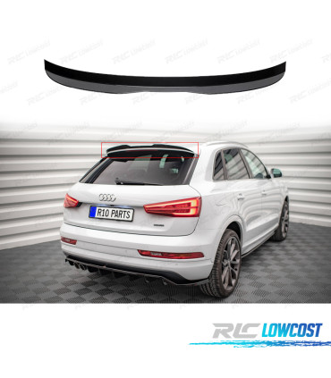AILERON SPOILER AUDI Q3 I 11-18 NOIR BRILLANT