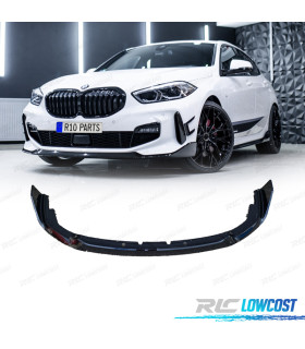 SPOILER LIP BMW F40 HATCHBACK 19-22 LOOK M NOIR BRILLANT