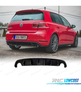 DIFFUSEUR VOLKSWAGEN VW GOLF 6 LOOK GTI SORTIE DES DEUX CÔTÉS