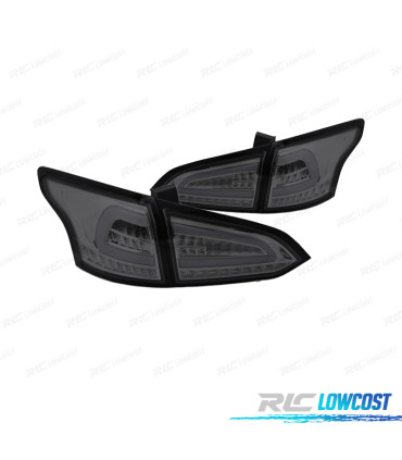 FEUX ARRIÈRE POUR FORD FOCUS MK3 SW 11-18 LED FUMÉS