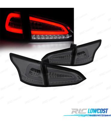 FEUX ARRIÈRE POUR FORD FOCUS MK3 SW 11-18 LED FUMÉS