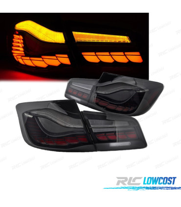FEUX ARRIÈRE POUR BMW F10 10-16 OLED FUMÉS
