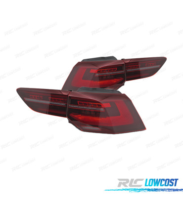 FEUX ARRIÈRE VOLKSWAGEN VW GOLF 8 19-24 LED ROUGE DYNAMIQUES