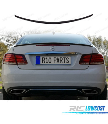 AILERON BECQUET LAME DE COFFRE MERCEDES CLASSE E C207 COUPE 09-16 NOIR BRILLANT