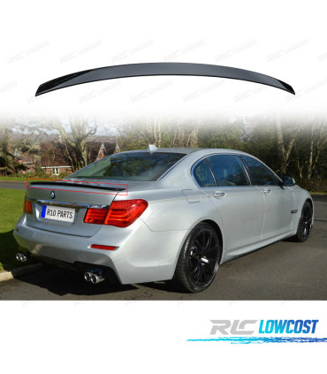 AILERON BECQUET LAME DE COFFRE BMW SERIE 7 F01 NOIR BRILLANT