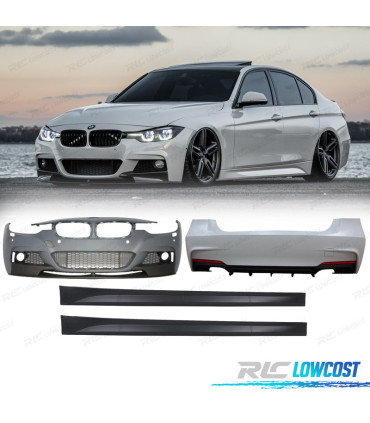 KIT CARROSSERIE BMW F30 LOOK M PERFORMANCE PDC 2 SORTIES D'ÉCHAPPEMENT
