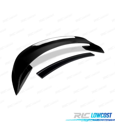 AILERON SPOILER FORD MUSTANG 15-20 LOOK GT350 R NOIR BRILLANT