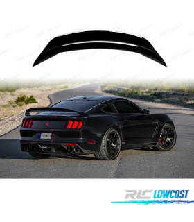 AILERON SPOILER FORD MUSTANG 15-23 LOOK GT350 R NOIR BRILLANT