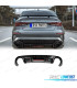 DIFUSEUR AUDI A3 20- LOOK RS3 AVEC FEU STOP NOIR BRILLANT + LIGNE D'ÉCHAPPEMENT
