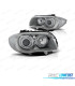 PHARES BMW E81 E87 E82 E88 ANGEL EYES CCFL CHROMÉS