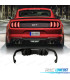 DIFFUSEUR ARRIÈRE FORD MUSTANG 18-22 LOOK GT DOUBLE SORTIE