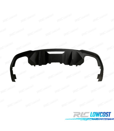 DIFFUSEUR ARRIÈRE FORD MUSTANG 18-23 LOOK GT DOUBLE SORTIE