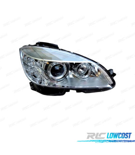 PHARE DROIT XENON POUR MERCEDES C W204 07-11 FOND CHROMÉ