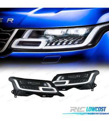 PHARES RANGE ROVER SPORT L494 13-17 LED DYNAMIQUES LOOK 18-