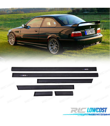 KIT MOULURES LATÉRALES PORTE BMW E36 LOOK M3 COUPÉ CABRIO