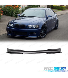 SPOILER LAME FRONTAL BMW E46 98-07 LOOK M3 NOIR
