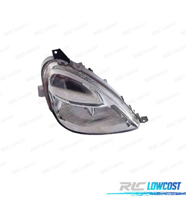 PHARE DROIT MERCEDES CLASSE A W168 97-04 FOND CHROME