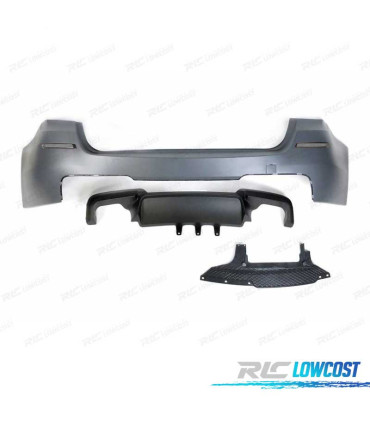 PARE-CHOCS ARRIÈRE BMW F11 10-17 LOOK M5 DOUBLE SORTIE