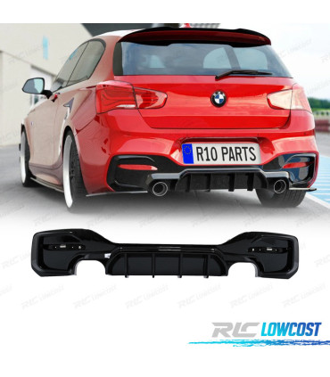 DIFFUSEUR BMW F20 F21 LCI 15-19 LOOK M NOIR BRILLANT