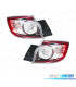 FEUX ARRIÈRE MAZDA 3 HATCHBACK 5P 09-13 LED BLANC ROUGE