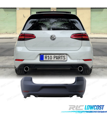 PARE-CHOCS ARRIÈRE VOLKSWAGEN VW GOLF 7.5 17-20 LOOK GTI