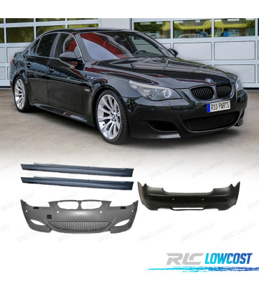 KIT CARROSSERIE BMW E60 LCI 07-10 LOOK M5 + BAS DE CAISSE PDC SRA