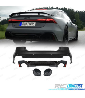 PARE-CHOCS ARRIÈRE AUDI A7 A7L 19-23 LOOK RS7 ABT
