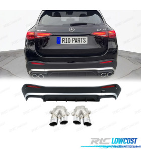 DIFFUSEUR MERCEDES GLE W254 23- LOOK GLE GLC43 NOIR ARGENT