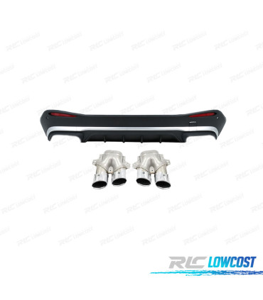 DIFFUSEUR MERCEDES GLE W254 23- LOOK GLE GLC43 NOIR ARGENT