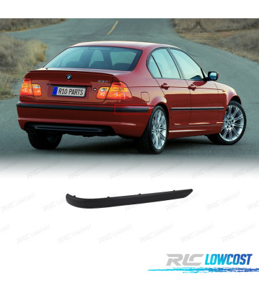 MOULURE DROITE PARE-CHOCS ARRIÈRE BMW E46 BERLINE 98-01 NOIR MAT