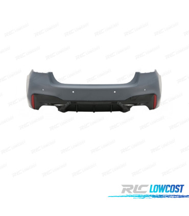 PARE-CHOCS ARRIÈRE BMW G30 LCI 20-23 LOOK M5 PDC DOUBLE SORTIE