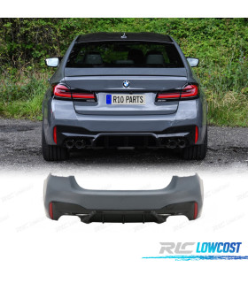 PARE-CHOCS ARRIÈRE BMW G30 LCI 20-23 LOOK M5 DOUBLE SORTIE