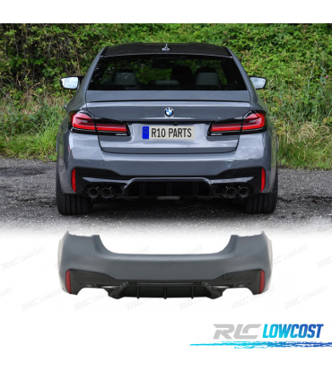 PARE-CHOCS ARRIÈRE BMW G30 LCI 21-23 LOOK M5 DOUBLE SORTIE