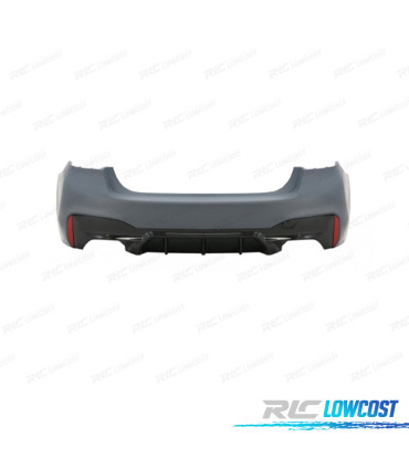 PARE-CHOCS ARRIÈRE BMW G30 LCI 20-23 LOOK M5 DOUBLE SORTIE